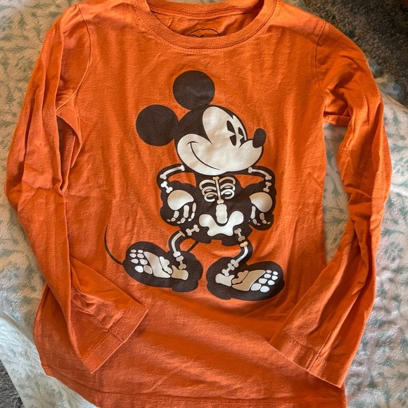 Disney Other - Disney Halloween, Skeleton Mickey Kids Long Sleeve Tee